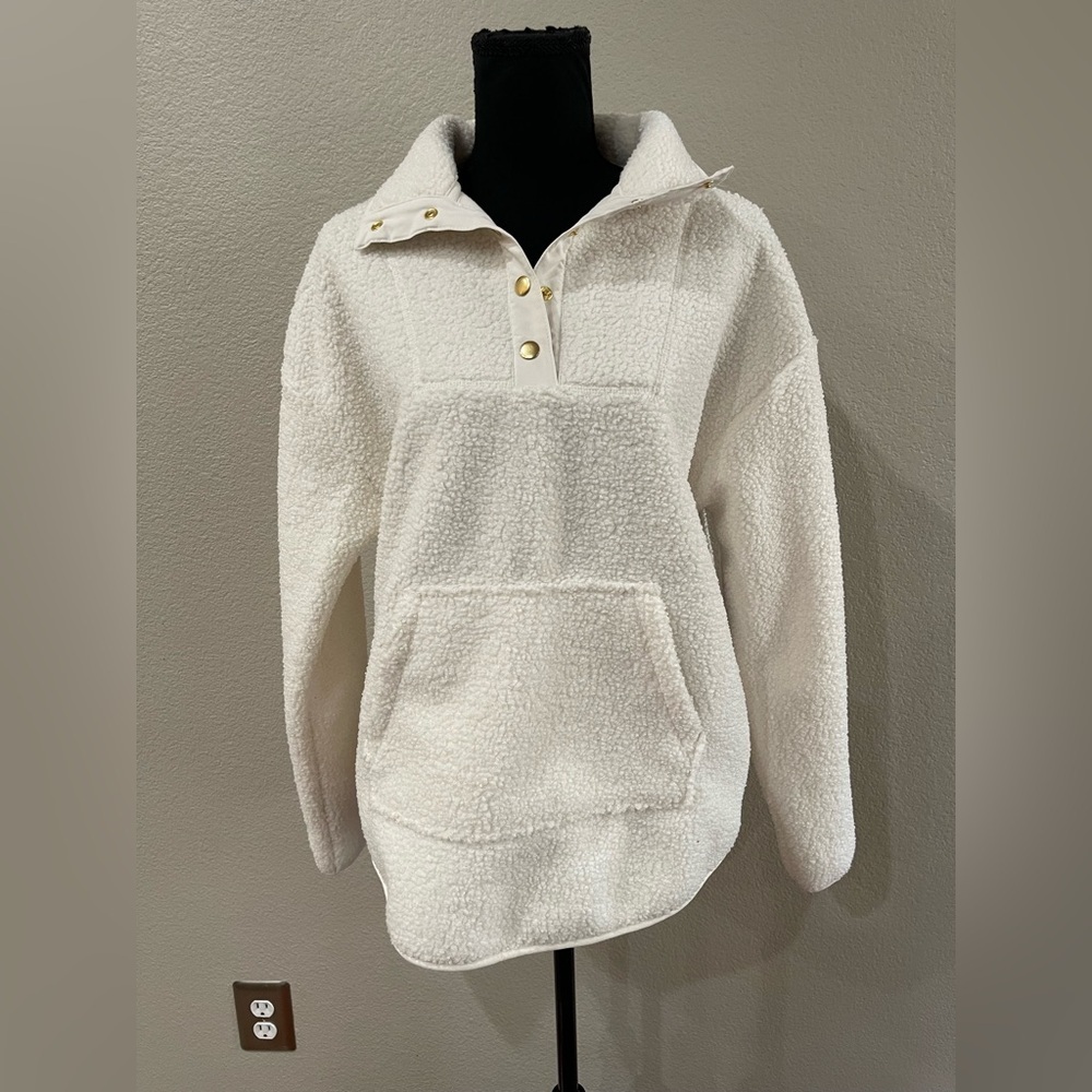 Sonoma Sherpa Pullover women’s small